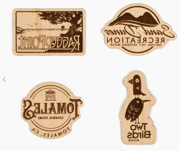 Custom Logo Wood Magnets