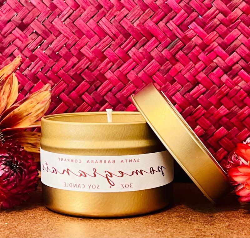 Pomegranate Travel Candle