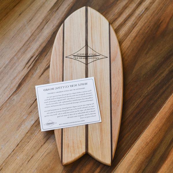 Small Fish Surf Cutting Board Cutting Boards - Santa Barbara Cutting Board Company, The Santa Barbara Company - 1